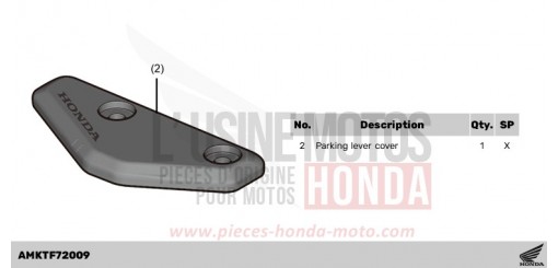 KIT,PARKING LEVER COVER NT1100DR de 2024